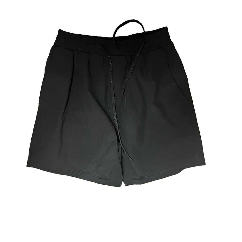 Lululemon 5” Pool Short Men’s Size XS Black Swim Suit Trunks Lined Zip Pocket
